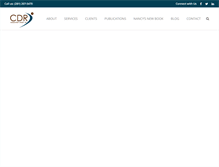 Tablet Screenshot of cdrassessmentgroup.com
